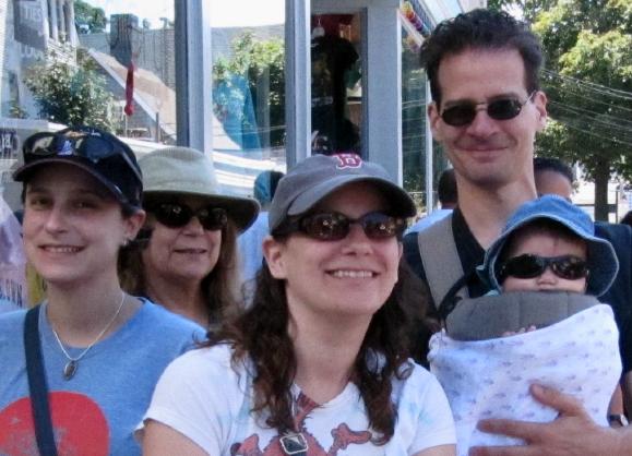 The family in Provincetown, August, 2013