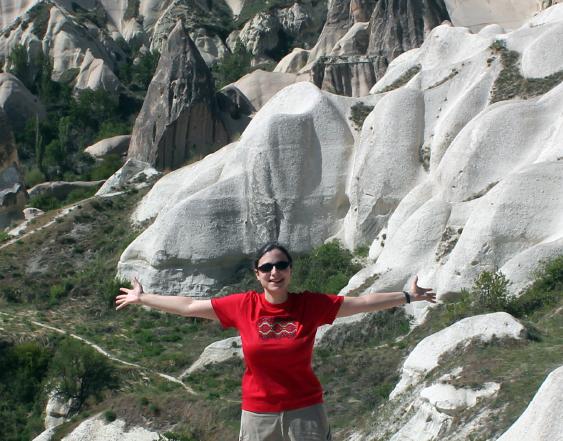 Sara in Cappadocia, Turkey